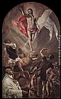 El Greco Famous Paintings - Resurrection